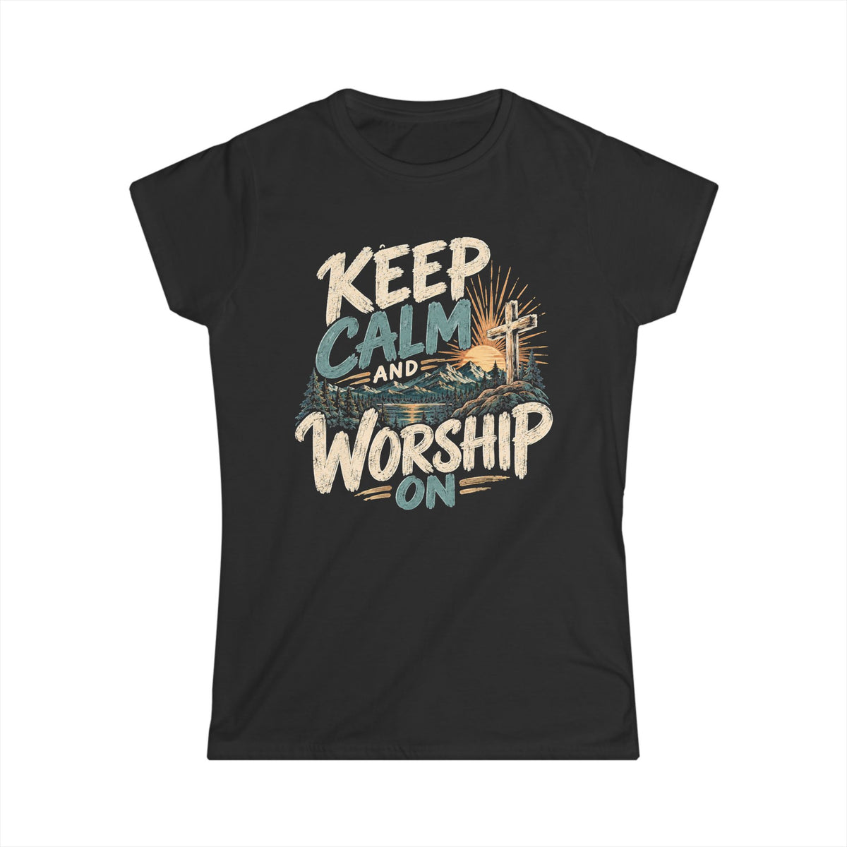 Women’s Black Softstyle Tee