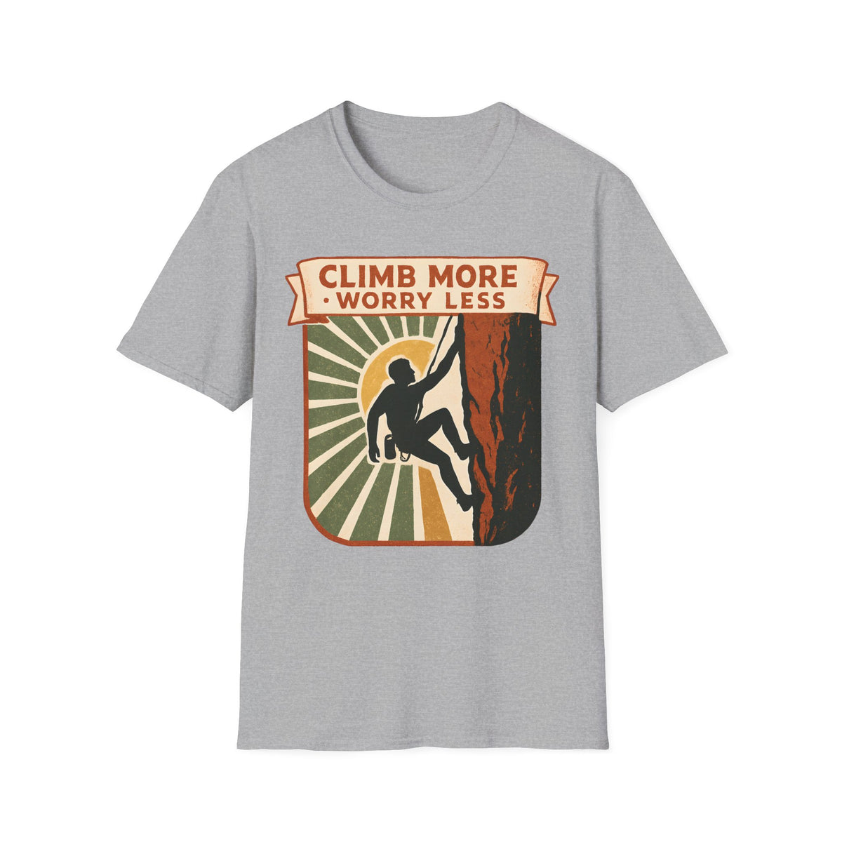 Climb More Worry Less T-Shirt