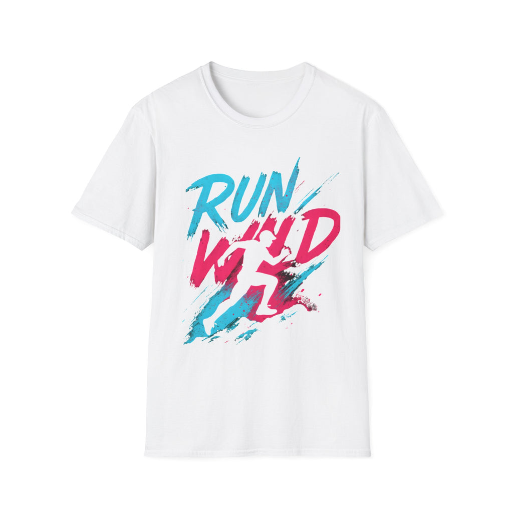 Neon Run Wild Typography T-Shirt