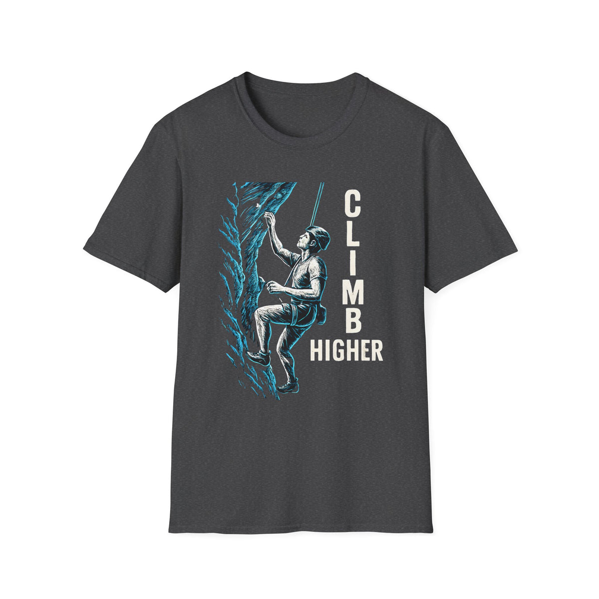 Climber Scaling Cliff T-Shirt