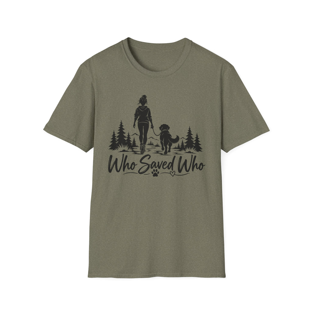 Who Saved Who Woman T-Shirt – Graphic Tee
