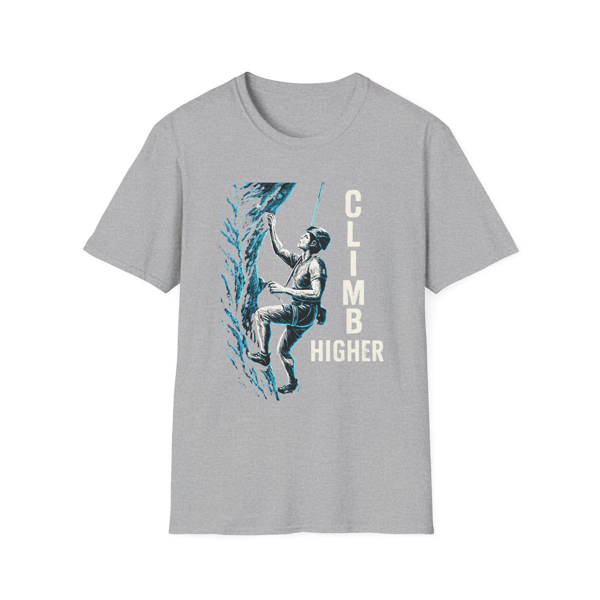 Climber Scaling Cliff T-Shirt