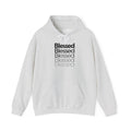 Blessed Stacked Text Faith Hoodie