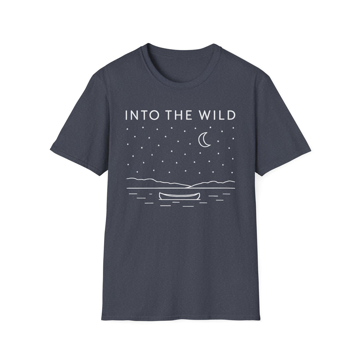 Moonlit Night Boat T-Shirt