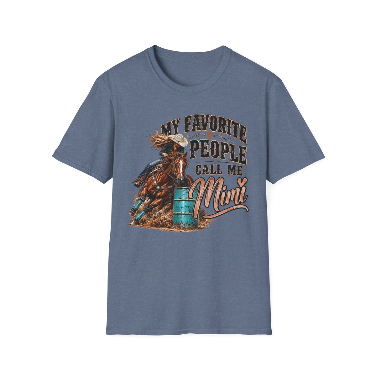 Mimi Cowboy Graphic T-Shirt — "My Favorite People Call Me Mimi" Western Tee