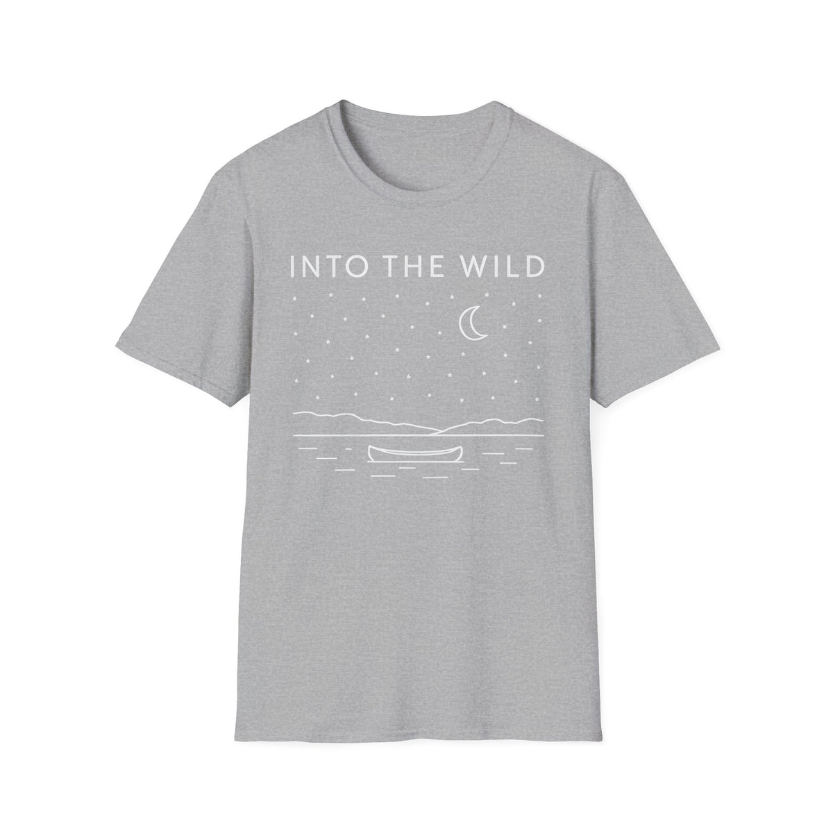 Moonlit Night Boat T-Shirt