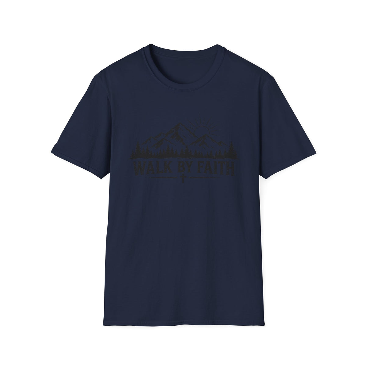 Walk By Faith Mountain T-Shirt — Christian Faith Outdoors Tee