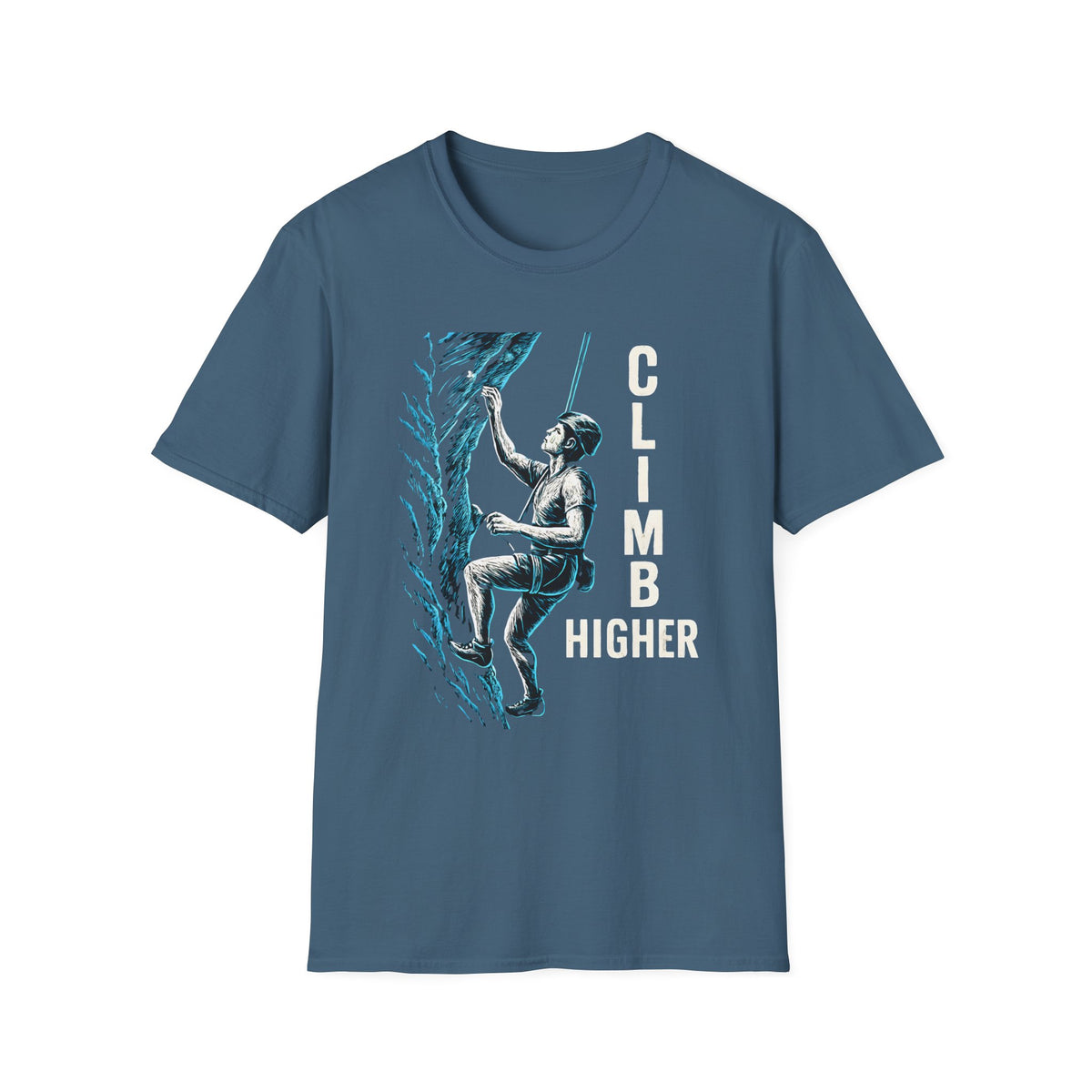 Climber Scaling Cliff T-Shirt