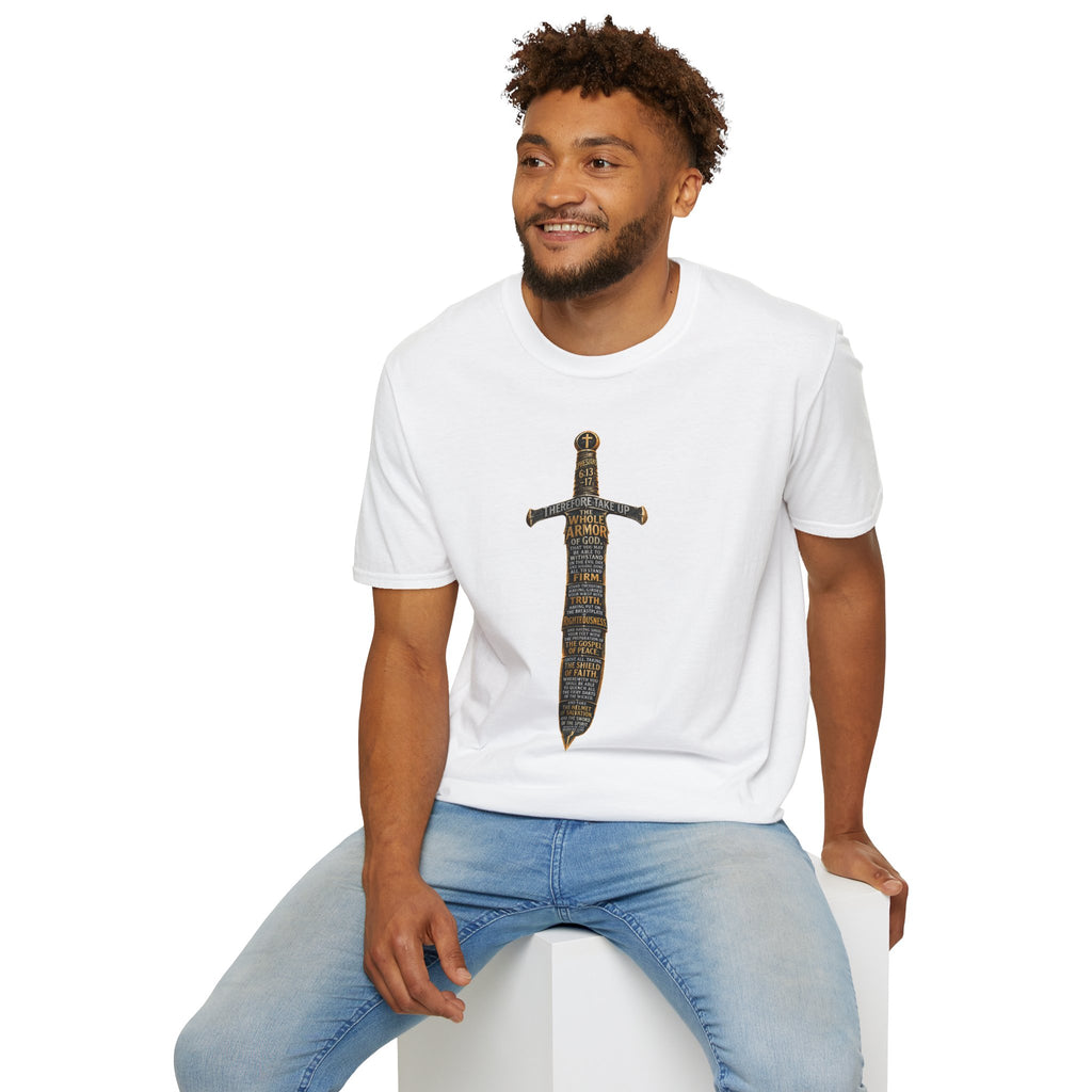 Viking Rune Sword T-Shirt – Norse Rune Dagger Graphic Tee