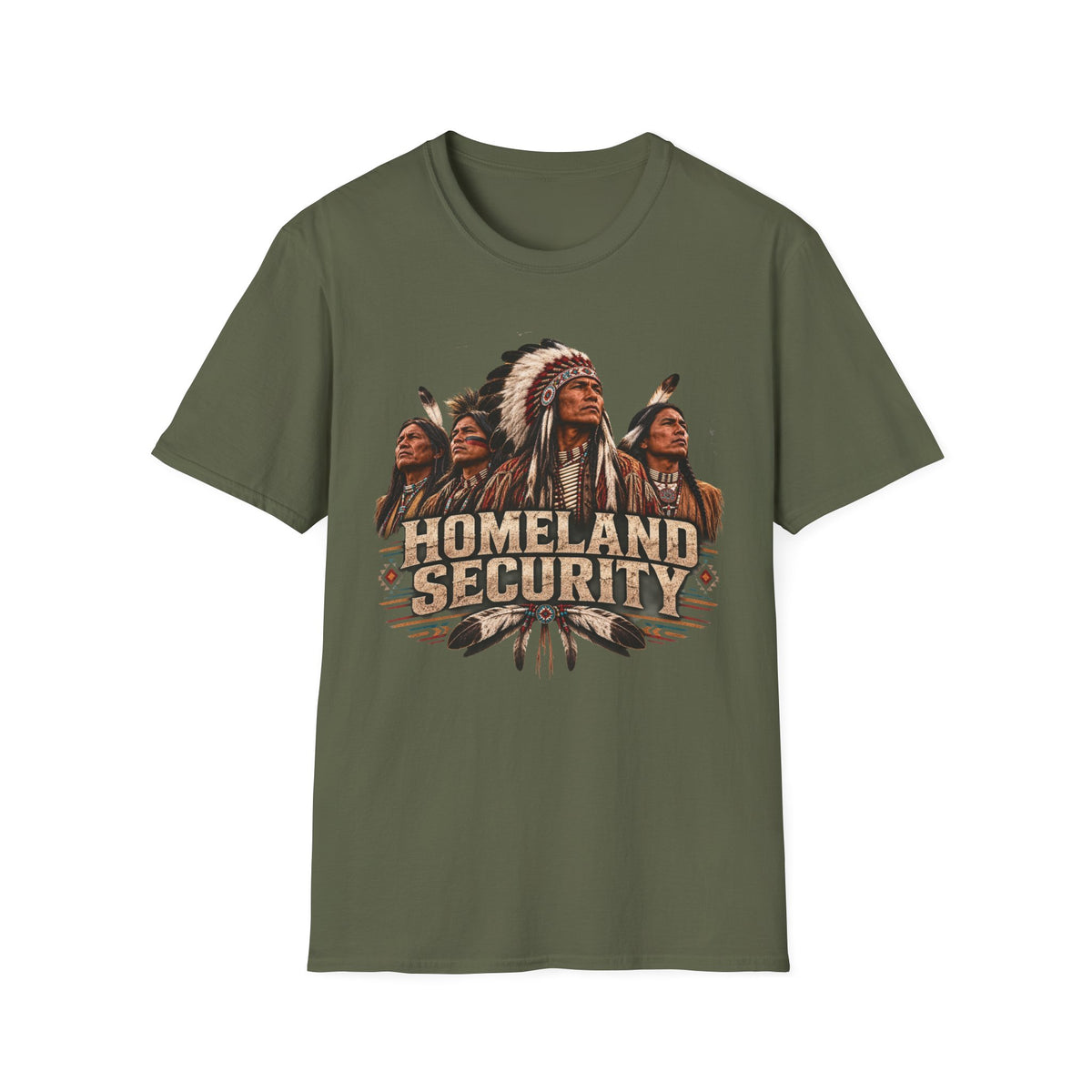 Homeland Security Native Chiefs T-Shirt – Indigenous Pride Graphic Tee