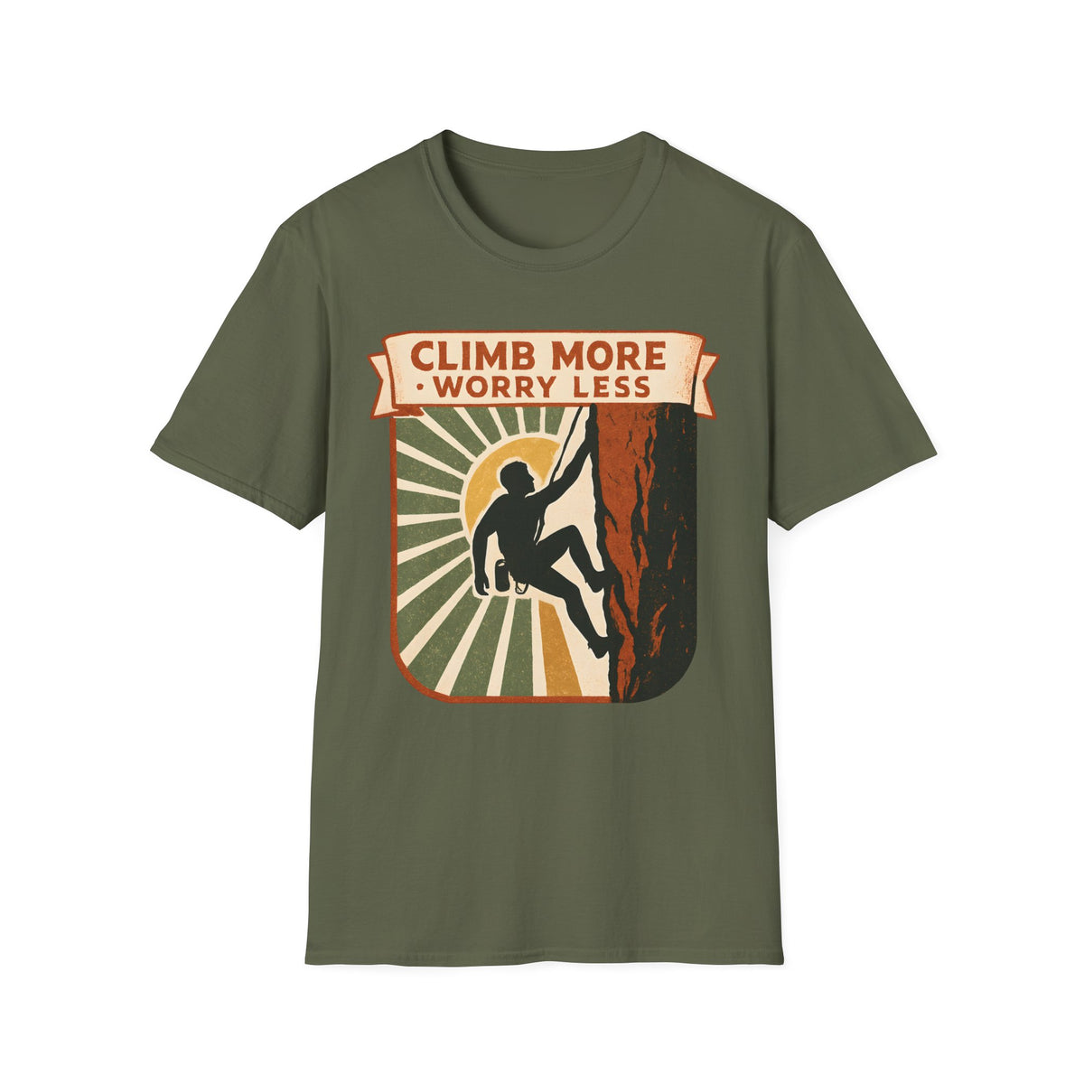 Climb More Worry Less T-Shirt