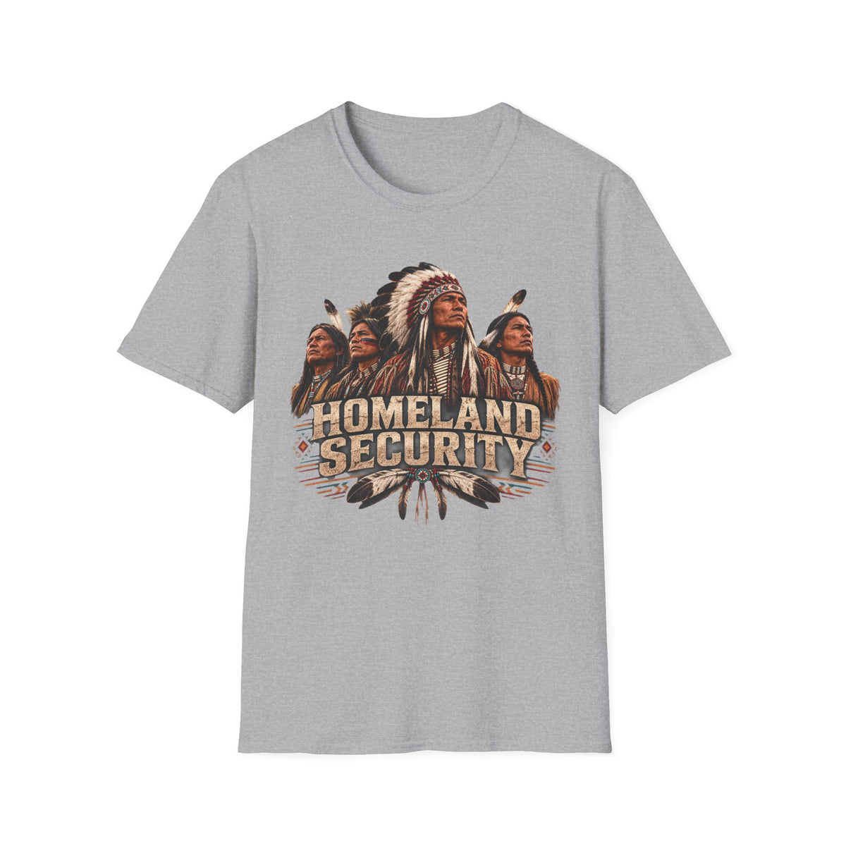 Homeland Security Native Chiefs T-Shirt – Indigenous Pride Graphic Tee