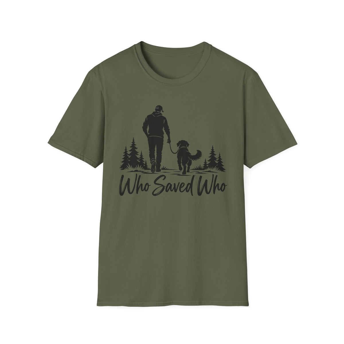 Who Saved Who Man T-Shirt – Graphic Tee