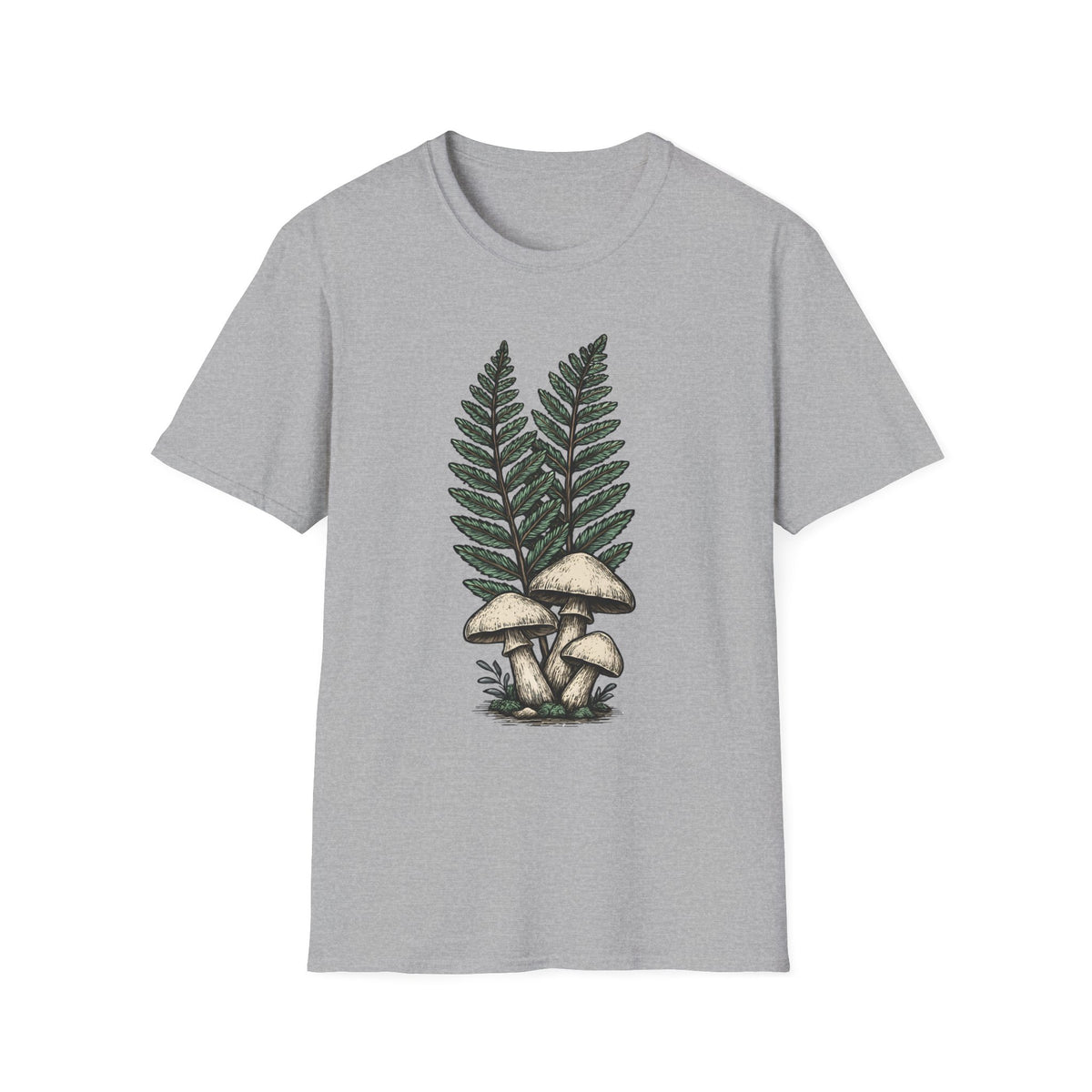 Mushrooms and Ferns T-Shirt