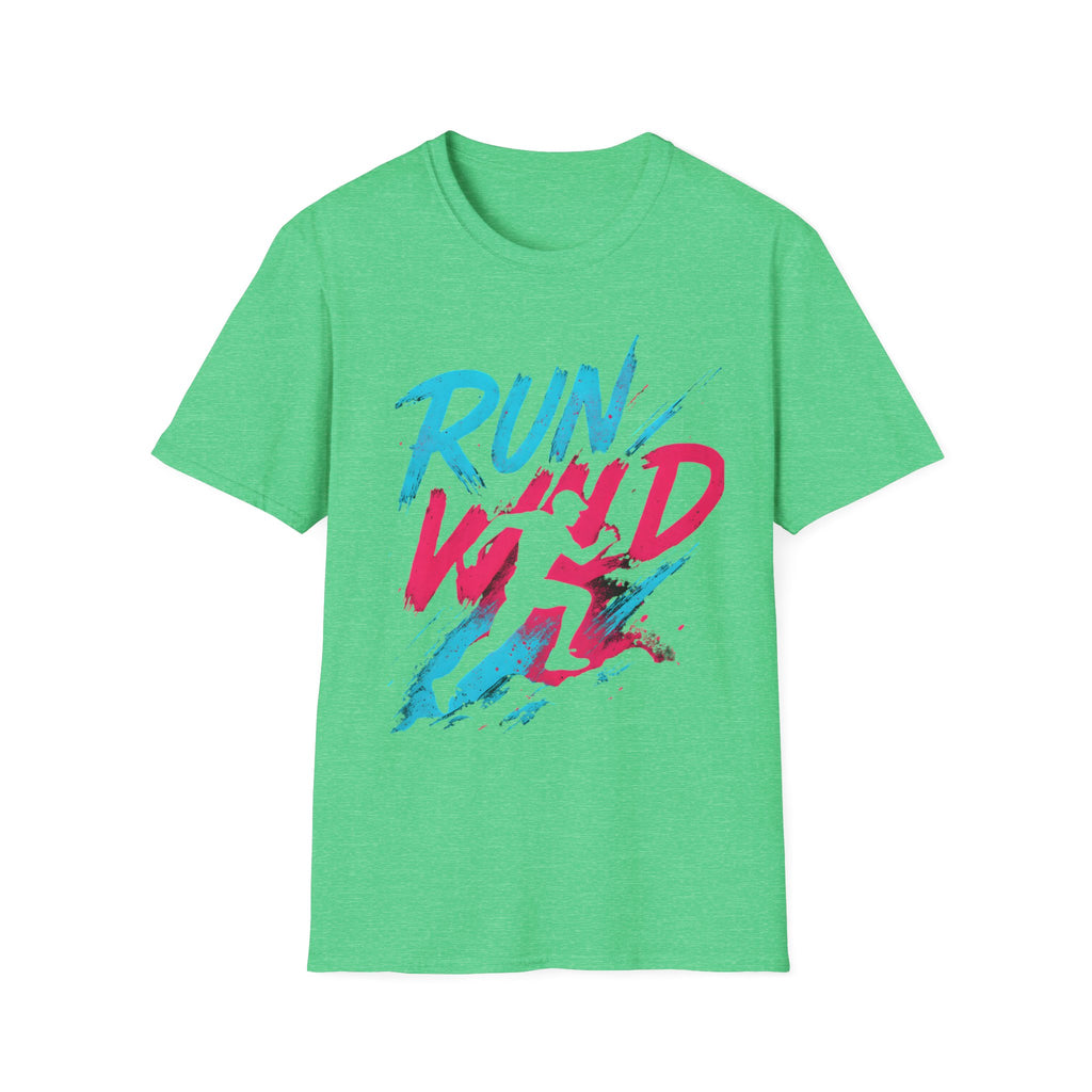 Neon Run Wild Typography T-Shirt