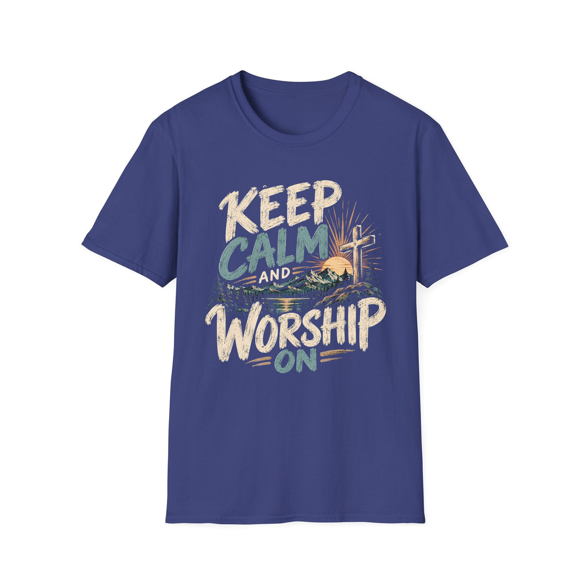 Keep Calm and Worship Christian Faith T-Shirt
