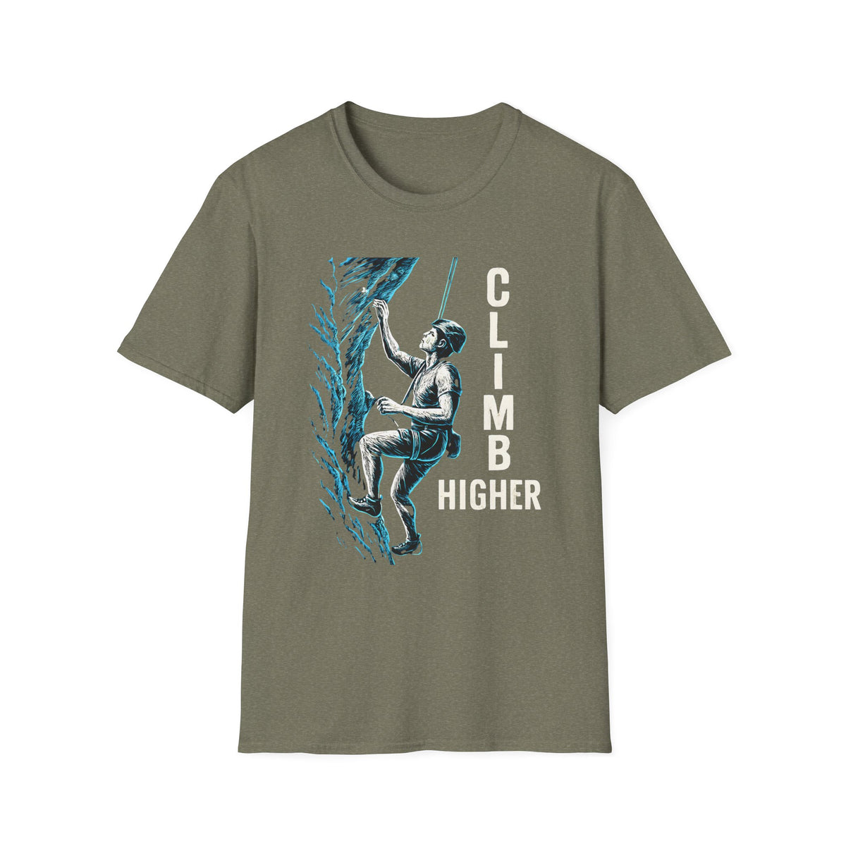 Climber Scaling Cliff T-Shirt