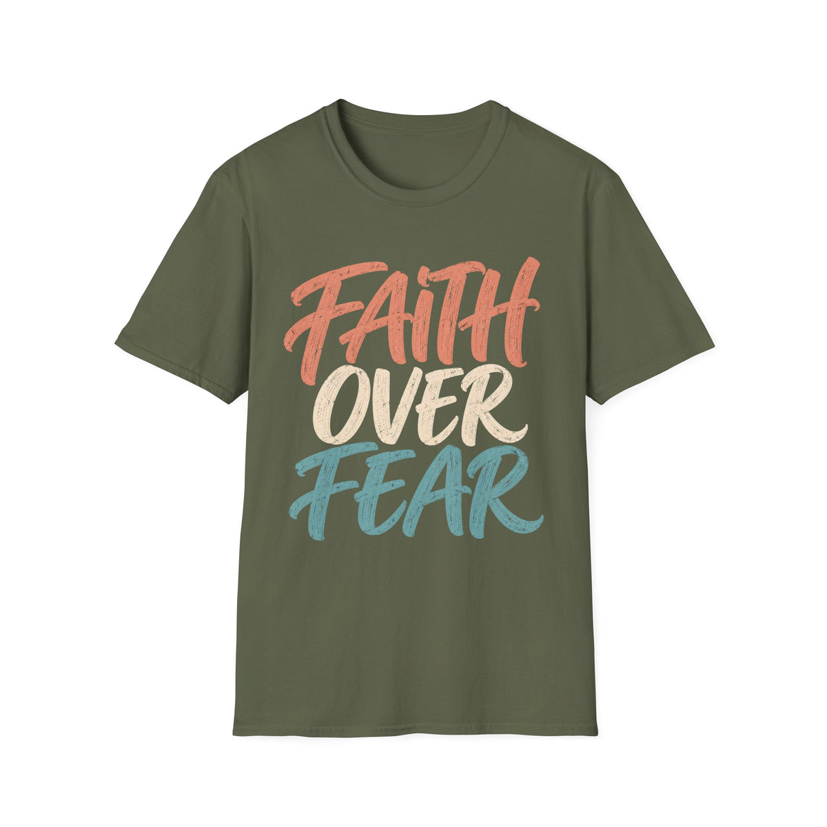 Faith Over Fear Inspirational T-Shirt