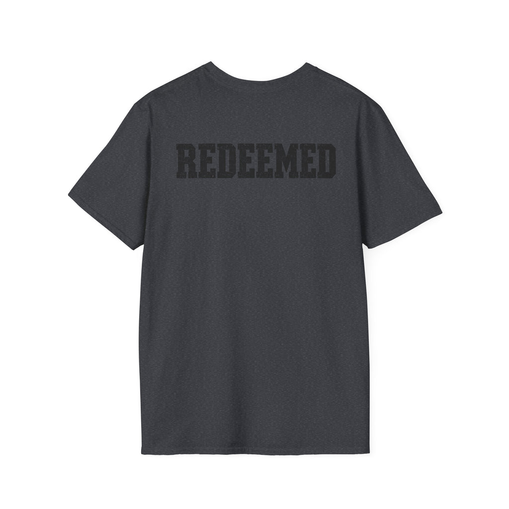Believe Christian T-Shirt — "We Must Be Born Again" Back Cross Tee