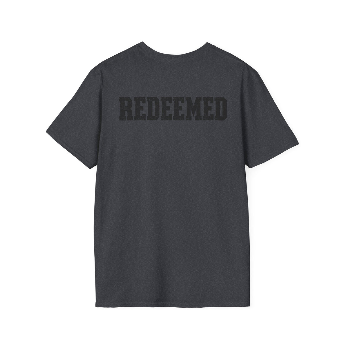 Believe Christian T-Shirt — "We Must Be Born Again" Back Cross Tee