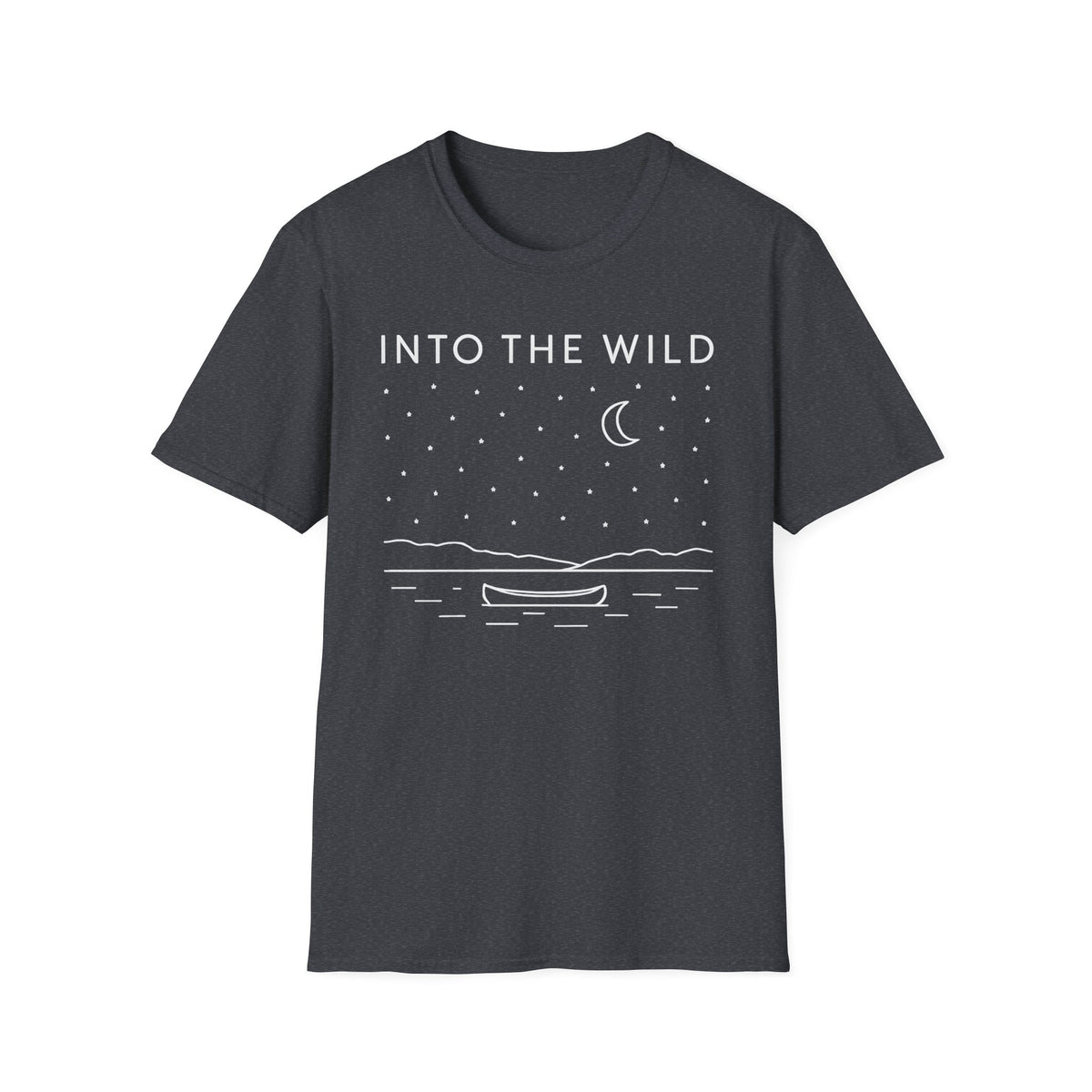 Moonlit Night Boat T-Shirt