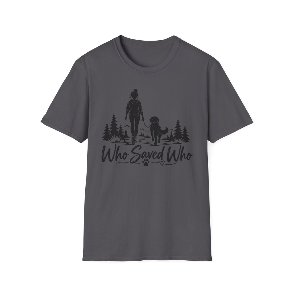 Who Saved Who Woman T-Shirt – Graphic Tee