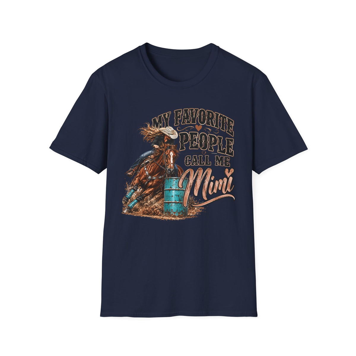 Mimi Cowboy Graphic T-Shirt — "My Favorite People Call Me Mimi" Western Tee