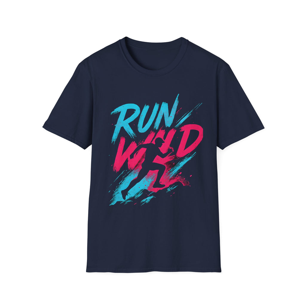 Neon Run Wild Typography T-Shirt
