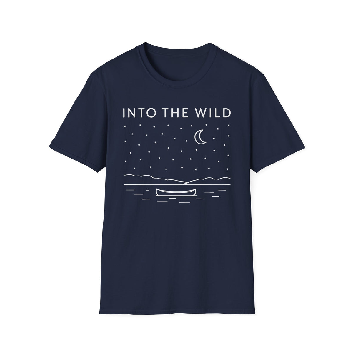 Moonlit Night Boat T-Shirt