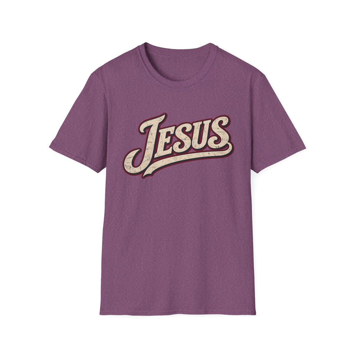 Jesus Script T‑Shirt — Vintage Retro Faith Tee