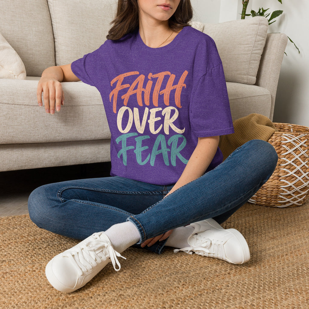Faith Over Fear Inspirational T-Shirt
