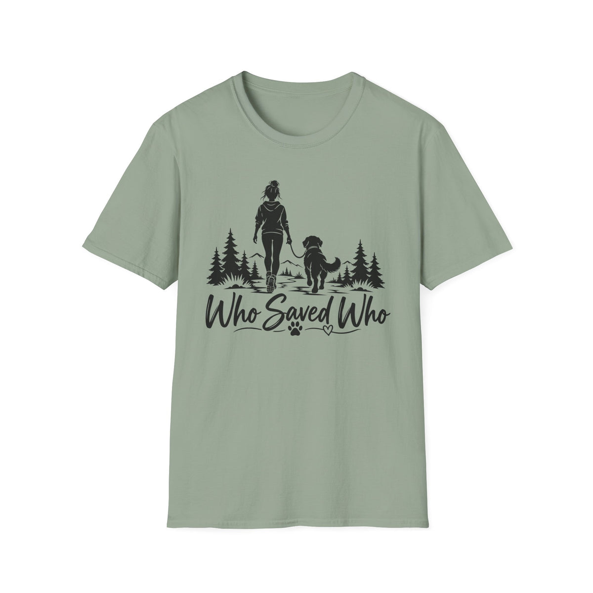 Who Saved Who Woman T-Shirt – Graphic Tee