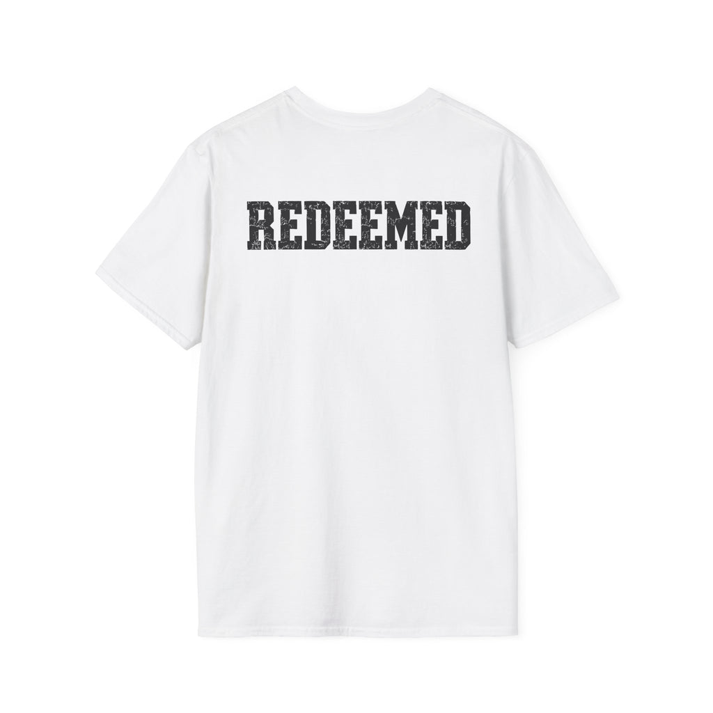 Believe Christian T-Shirt — "We Must Be Born Again" Back Cross Tee