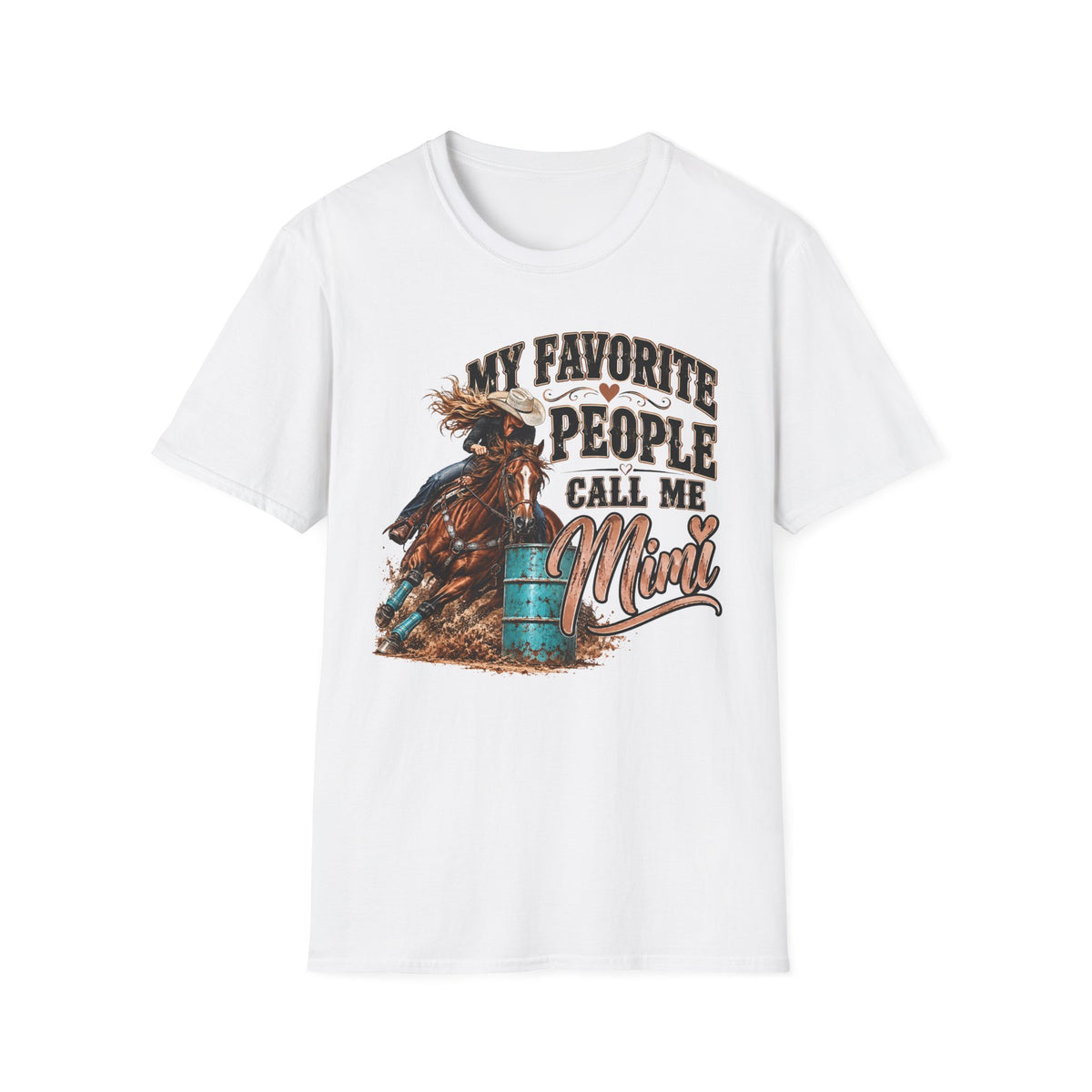 Mimi Cowboy Graphic T-Shirt — "My Favorite People Call Me Mimi" Western Tee