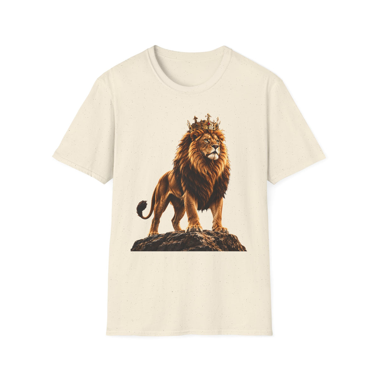 Lion King Crown T-Shirt — Regal Wildlife Graphic Tee