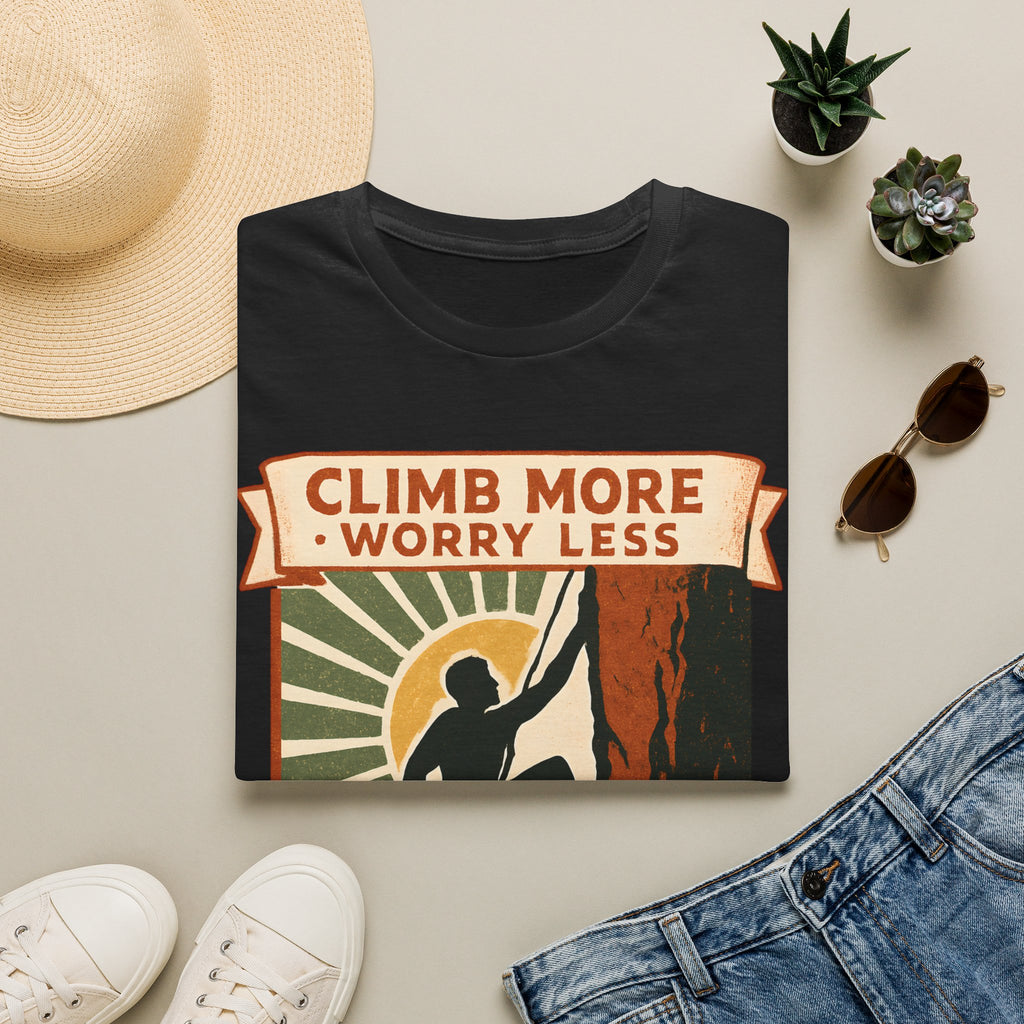 Climb More Worry Less T-Shirt