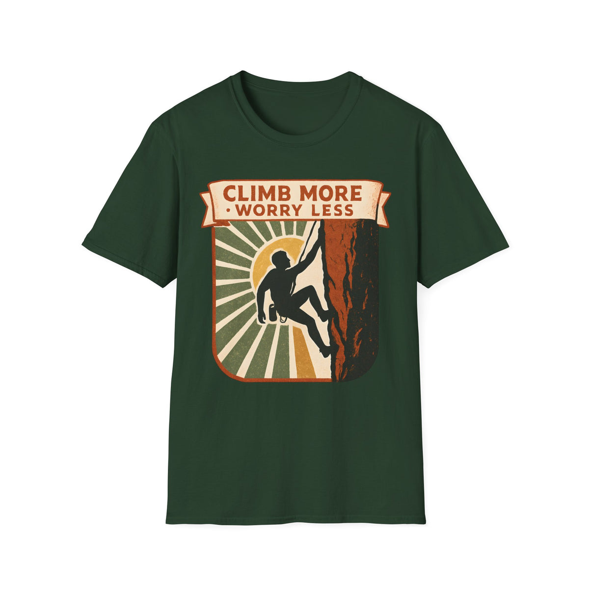 Climb More Worry Less T-Shirt