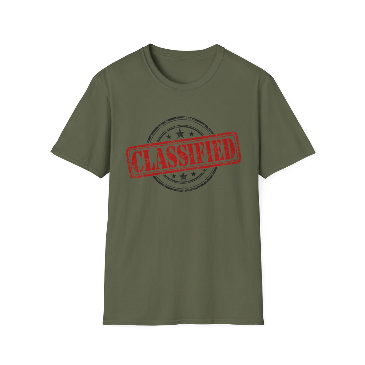 Classified Stamp Graphic T-Shirt
