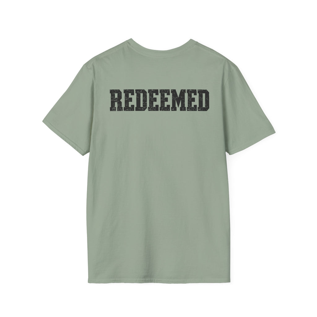 Believe Christian T-Shirt — "We Must Be Born Again" Back Cross Tee