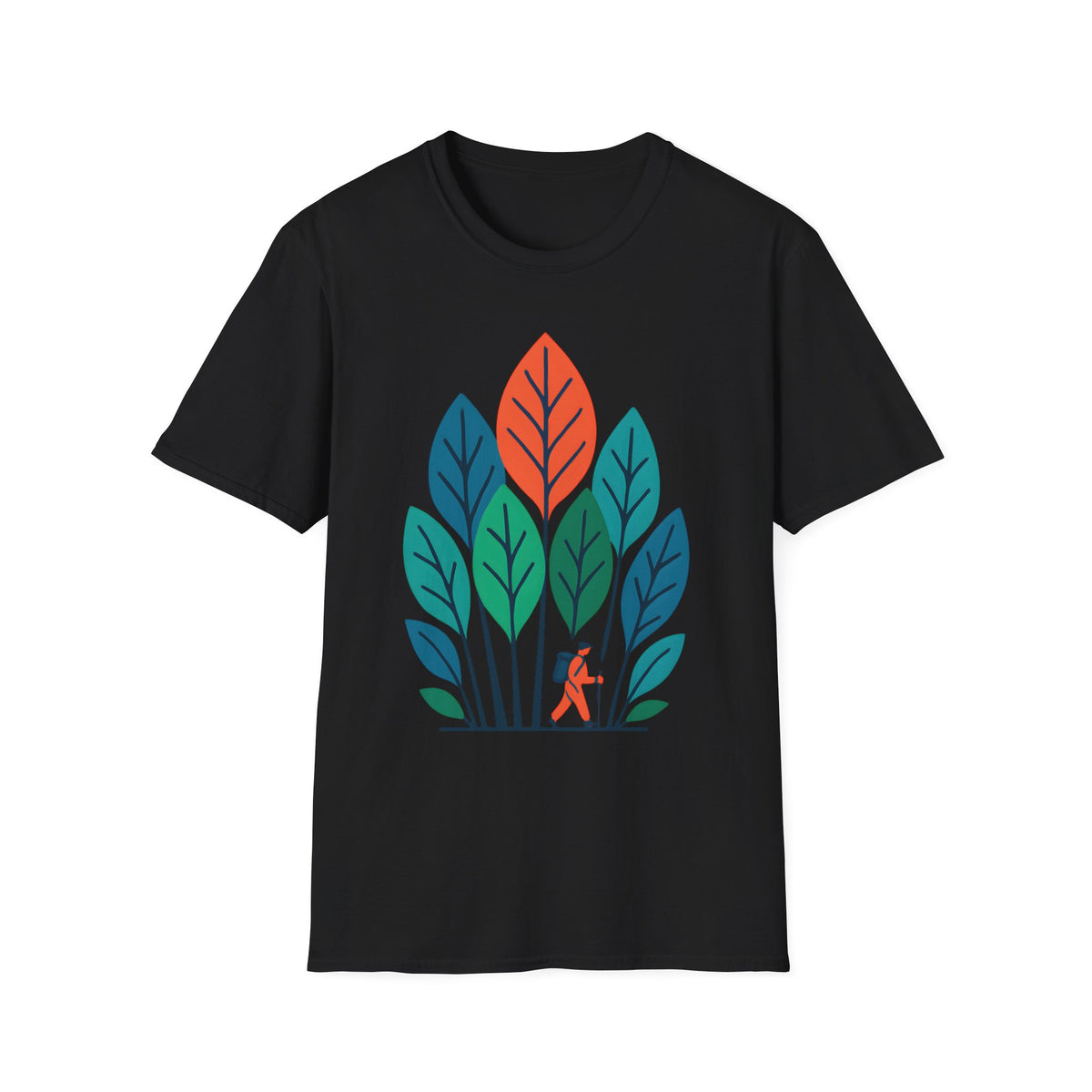 Hiker in Leaves T-Shirt
