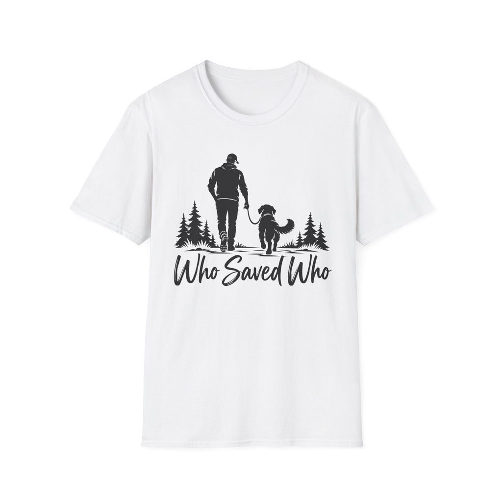 Who Saved Who Man T-Shirt – Graphic Tee