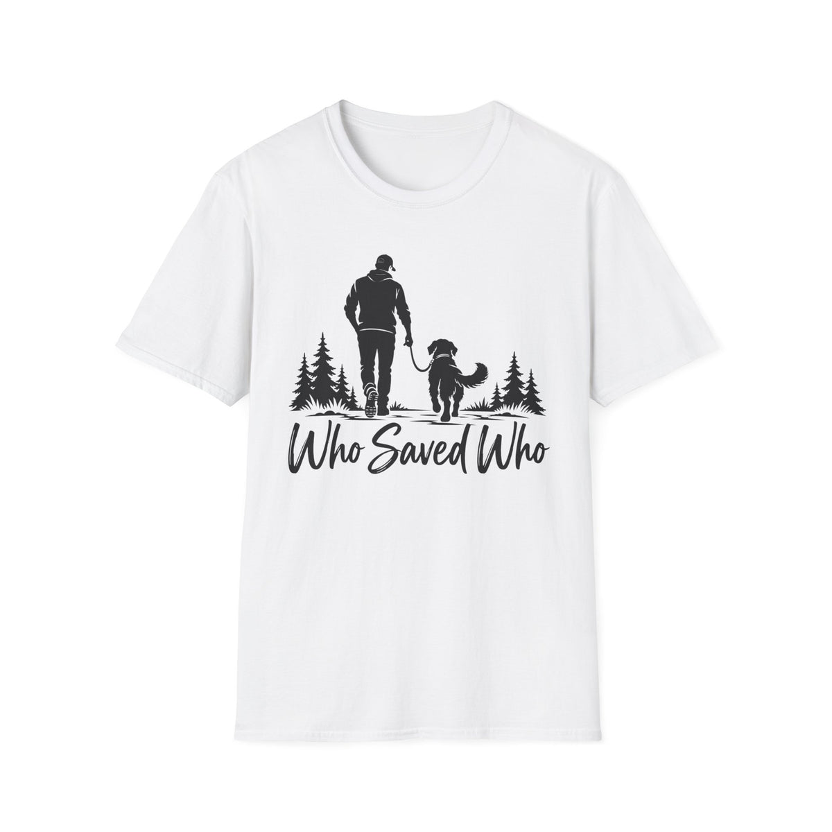 Who Saved Who Man T-Shirt – Graphic Tee