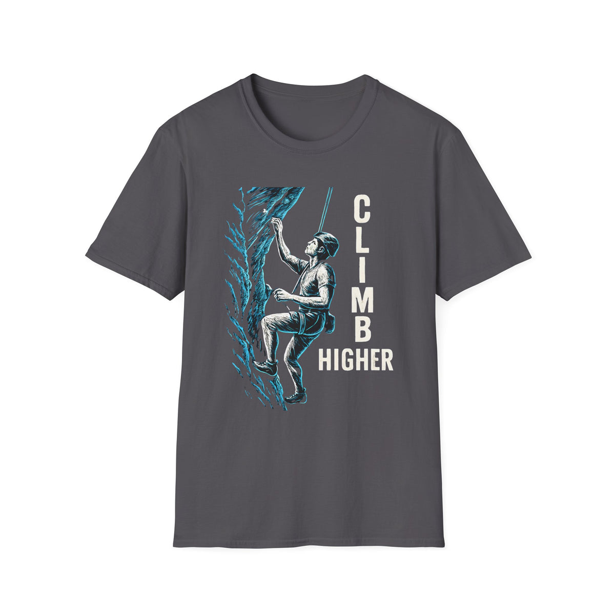Climber Scaling Cliff T-Shirt