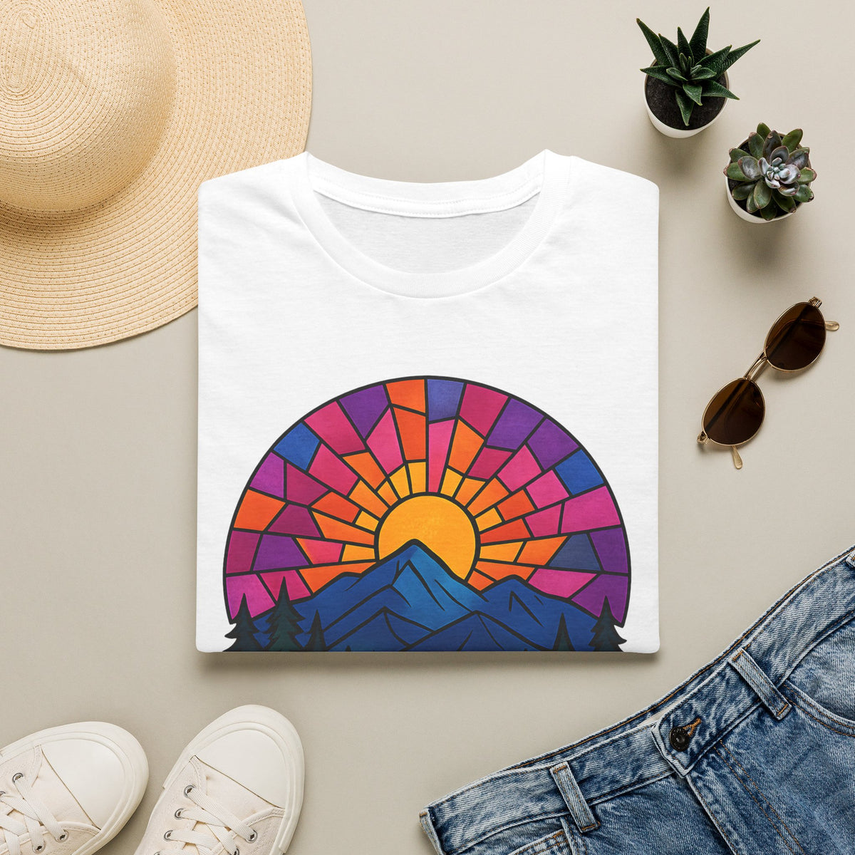 Sunrise Over Mountains T-Shirt
