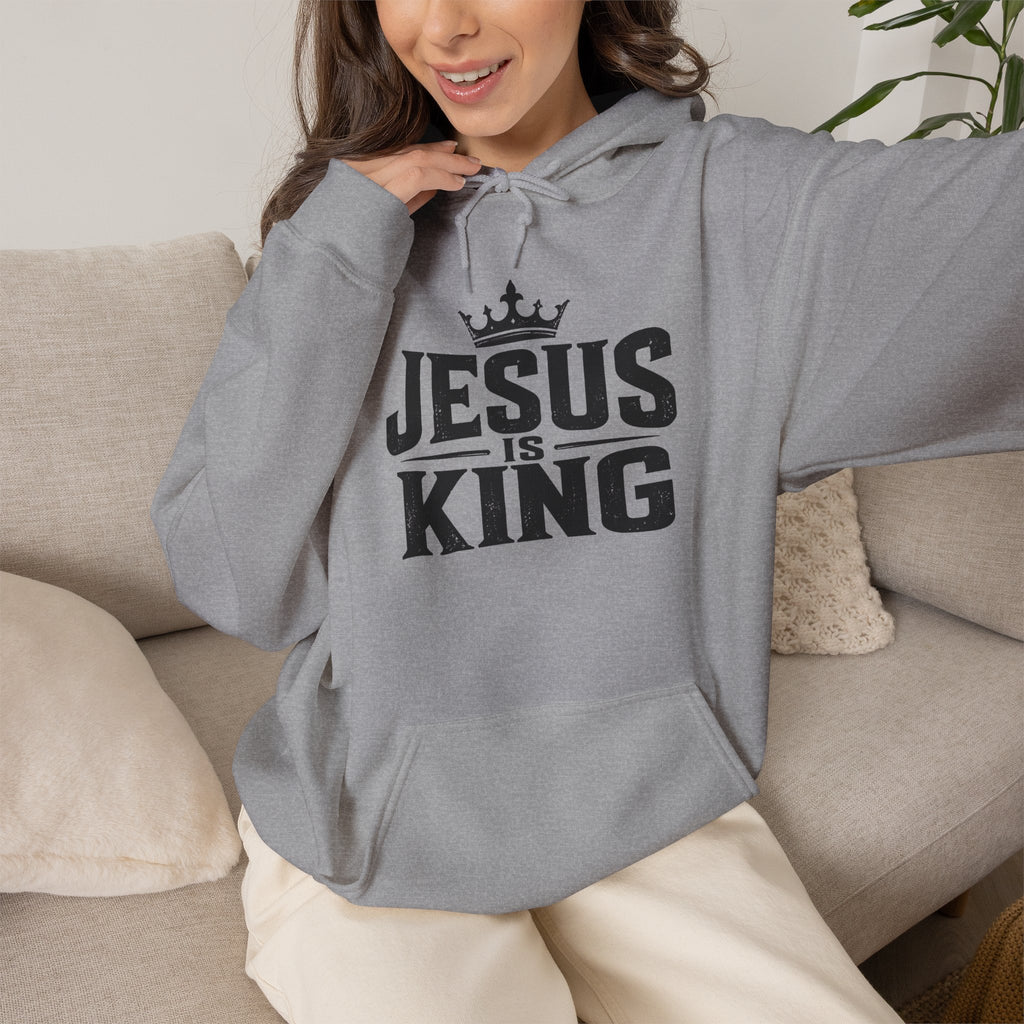 Jesus Is King Christian Faith Hoodie