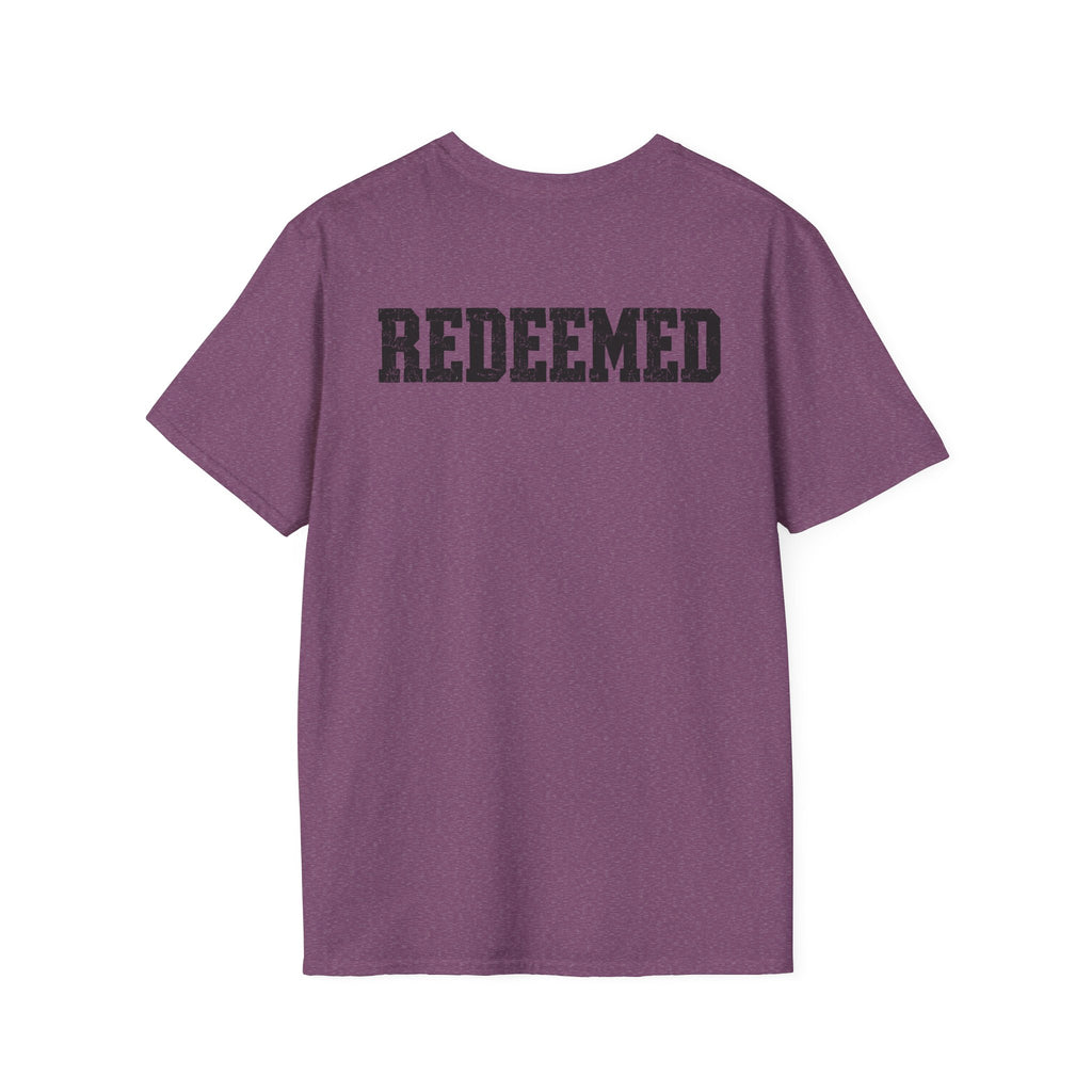 Believe Christian T-Shirt — "We Must Be Born Again" Back Cross Tee