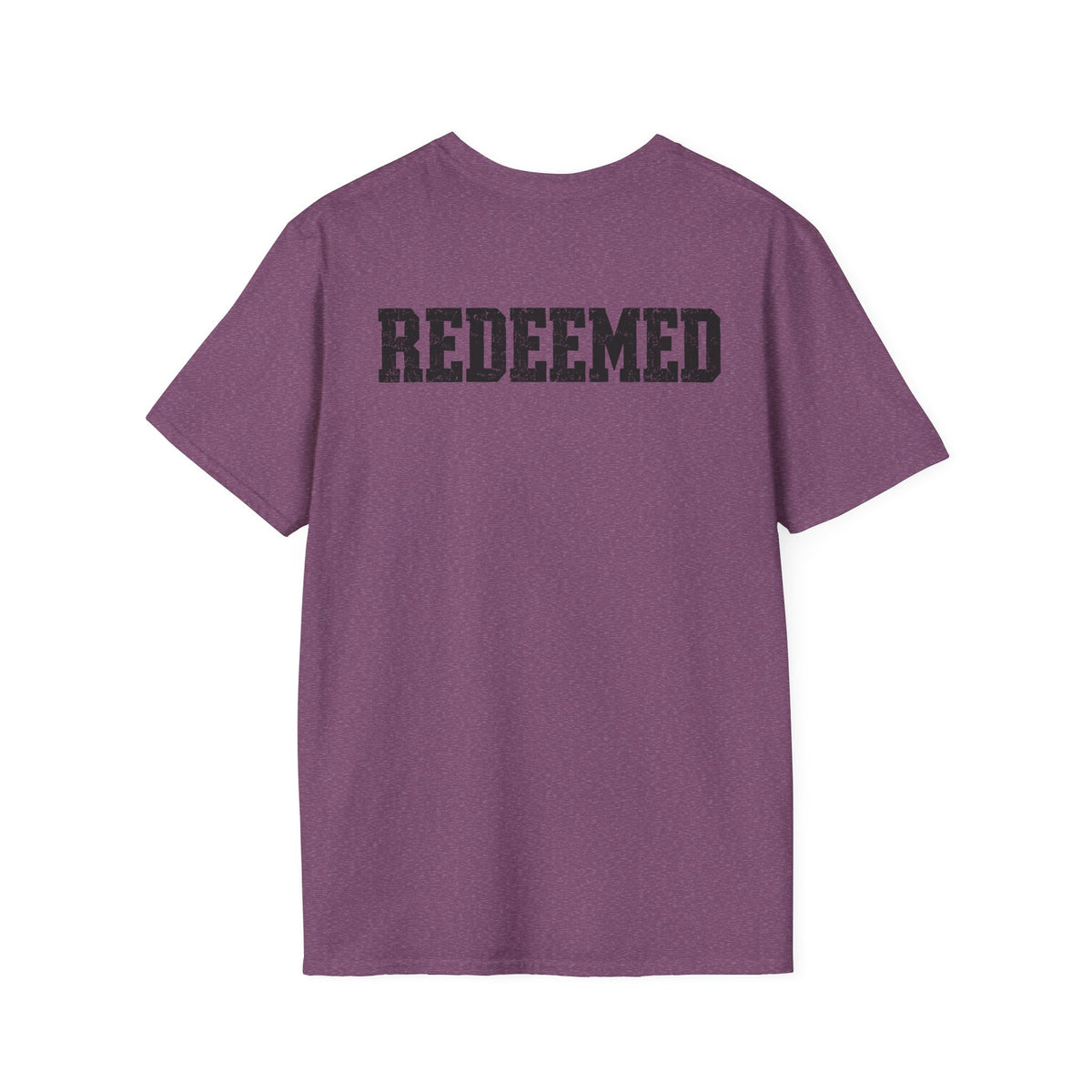 Believe Christian T-Shirt — "We Must Be Born Again" Back Cross Tee
