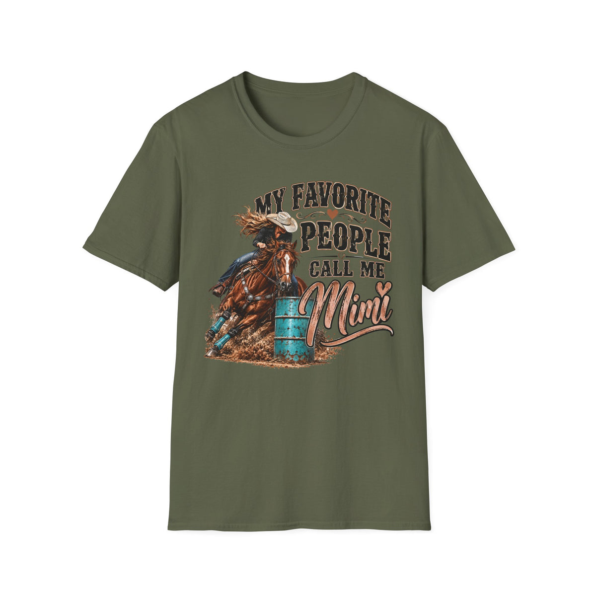 Mimi Cowboy Graphic T-Shirt — "My Favorite People Call Me Mimi" Western Tee