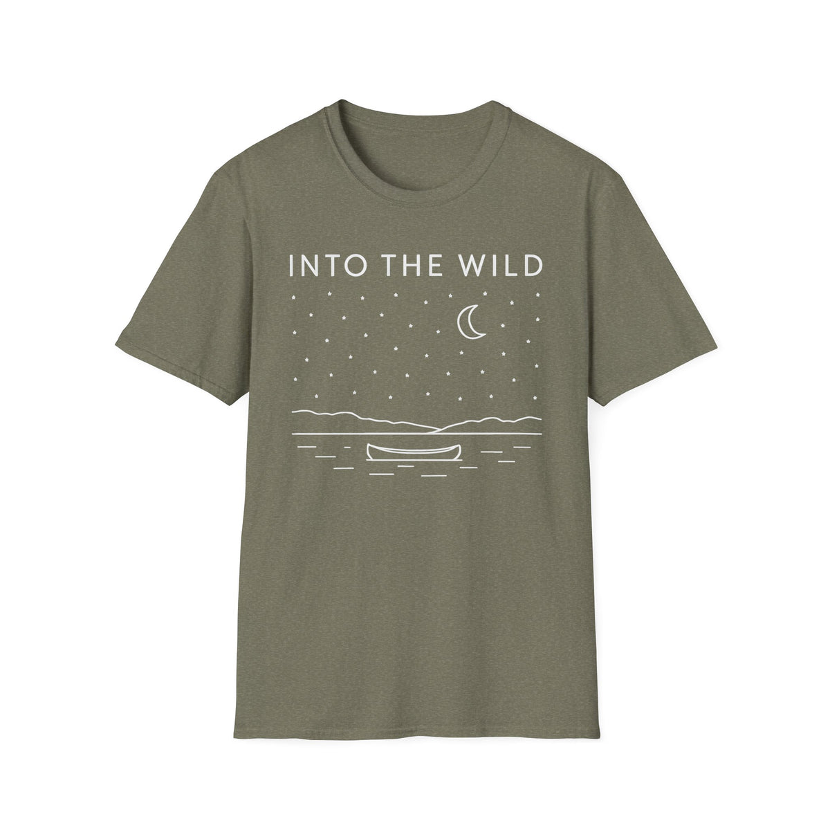 Moonlit Night Boat T-Shirt