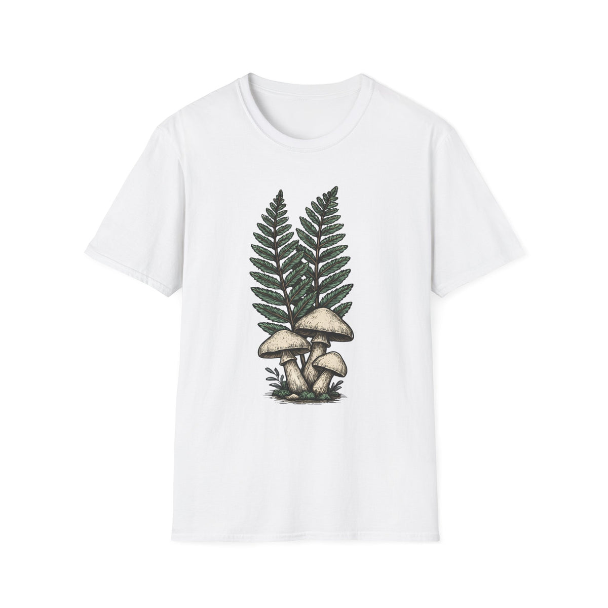 Mushrooms and Ferns T-Shirt